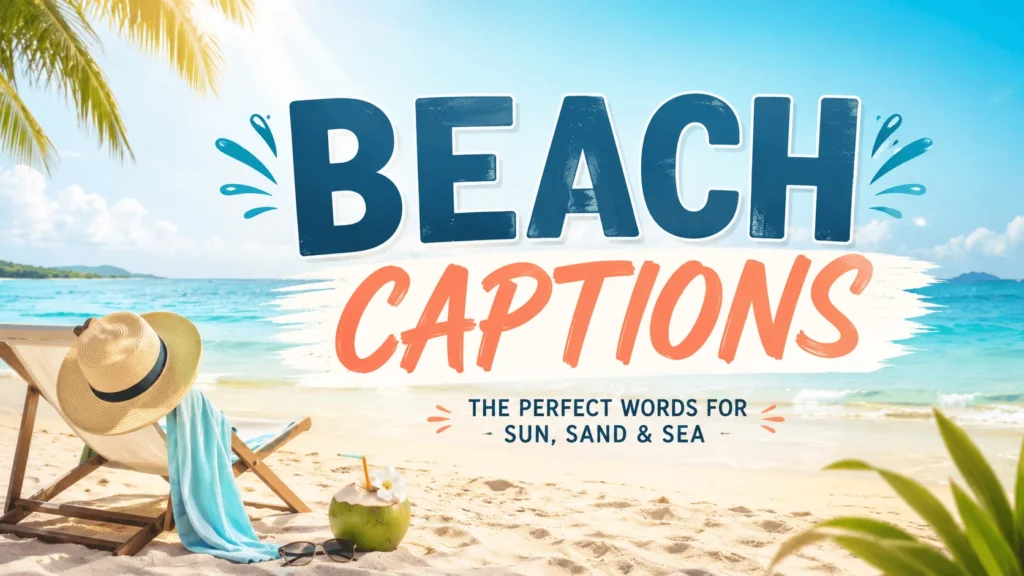 beach captions