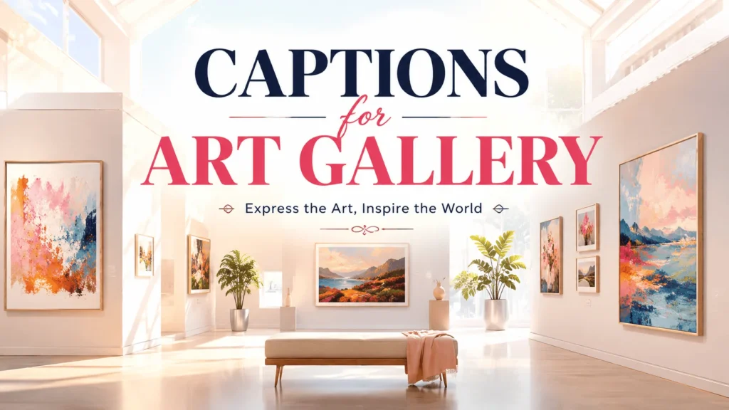 Captions for Art Gallery