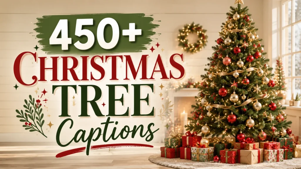 Christmas Tree Captions