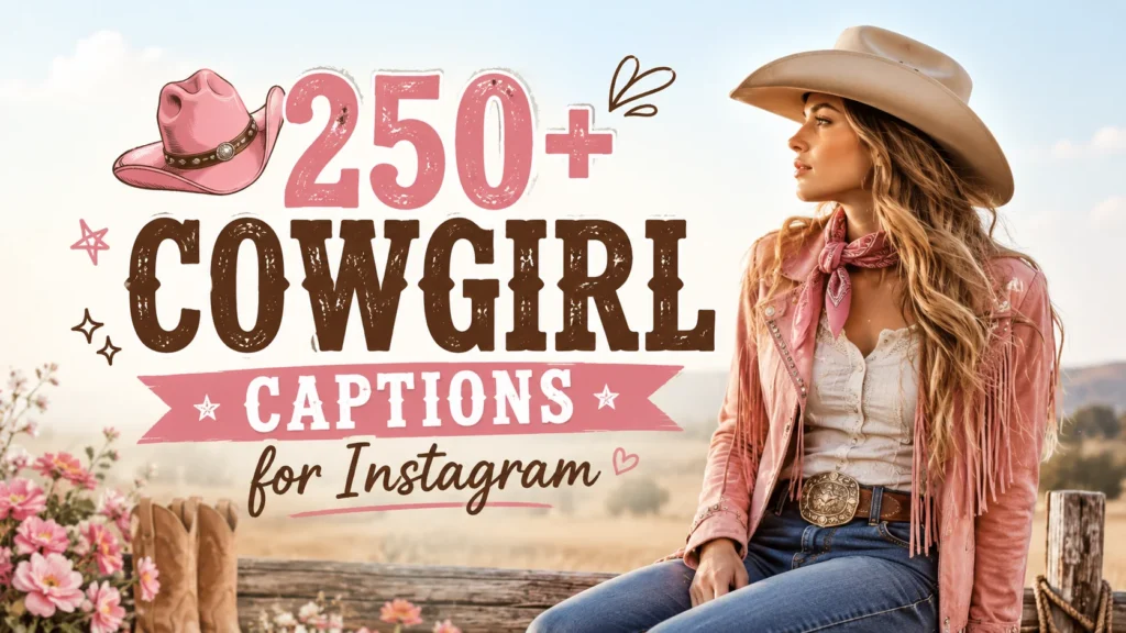 cowgirl caption