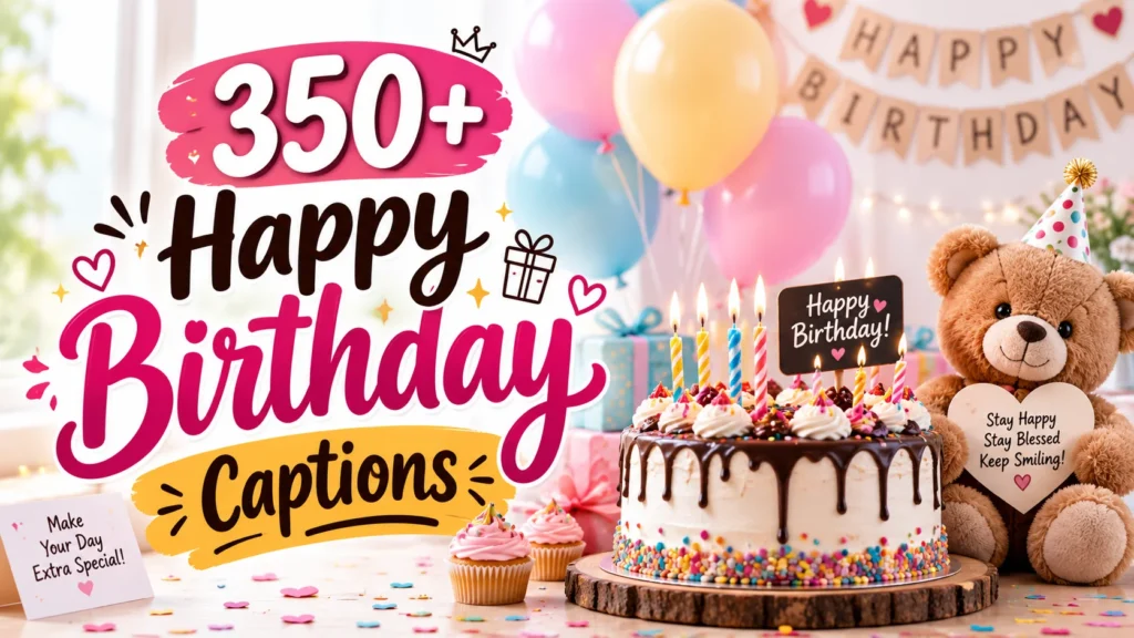 Happy Birthday Captions"