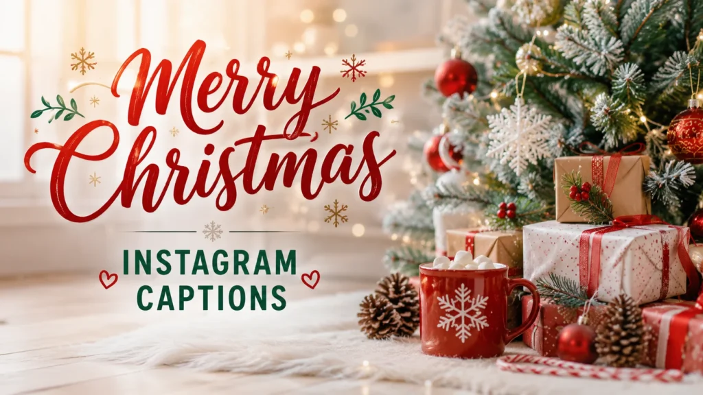 Merry Christmas Instagram Captions