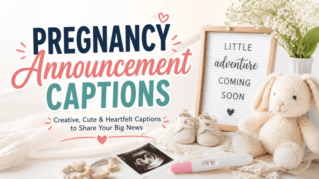 Pregnancy Announcement Captions