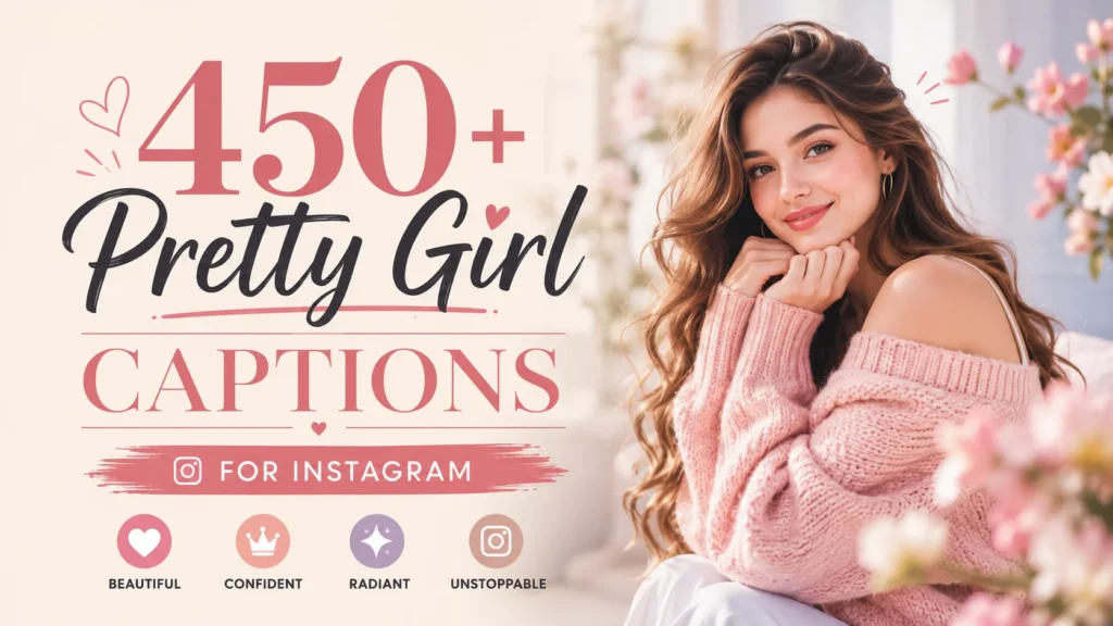 Pretty Girl Captions for Instagram