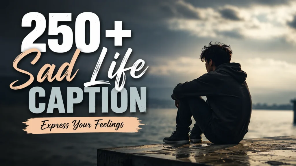 Sad Life Caption