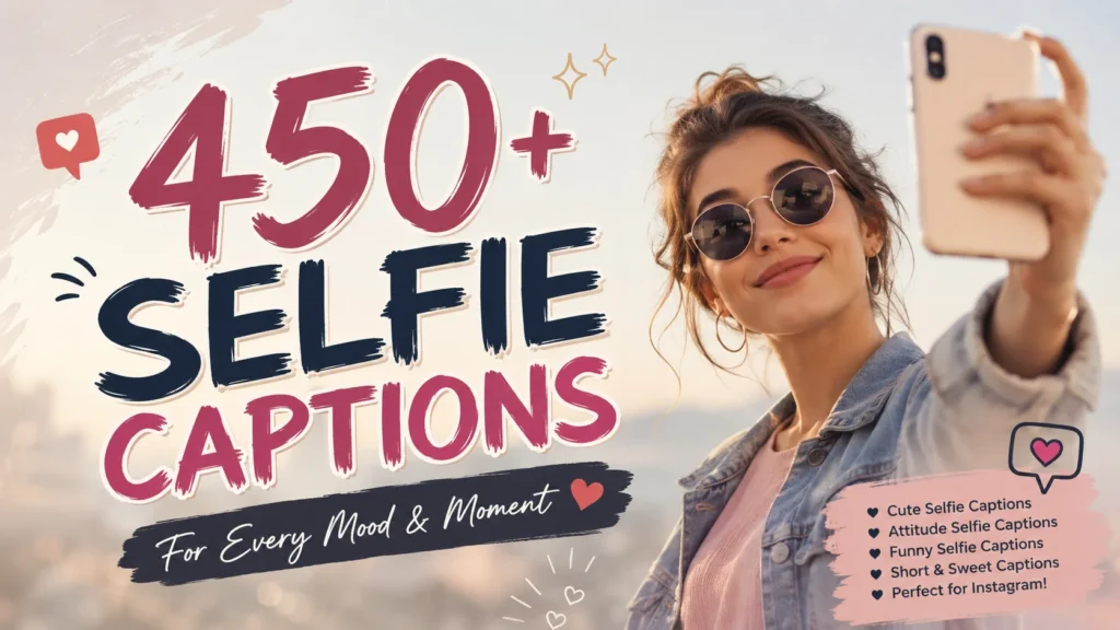 selfie captions