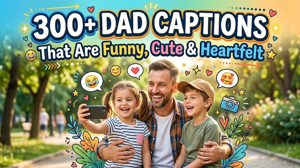 300+ Dad Captions That Are Funny, Cute & Heartfelt