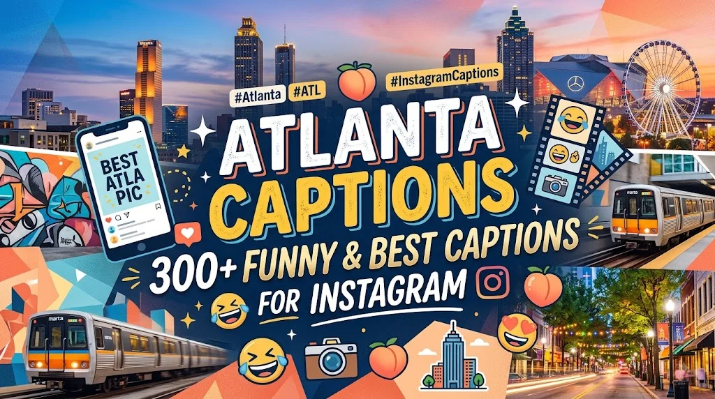 Atlanta Captions: 300+ Funny & Best Captions for Instagram