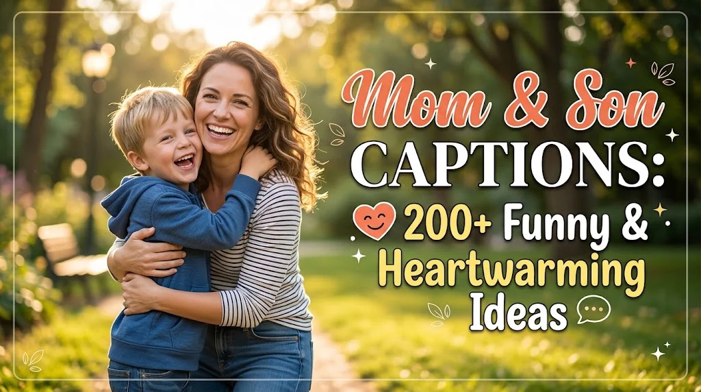 Mom Son Captions: 200+ Funny & Heartwarming Ideas