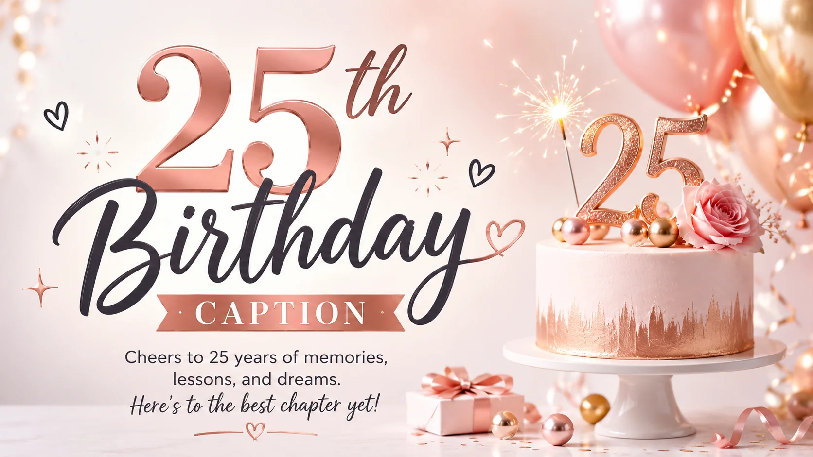 25th birthday caption