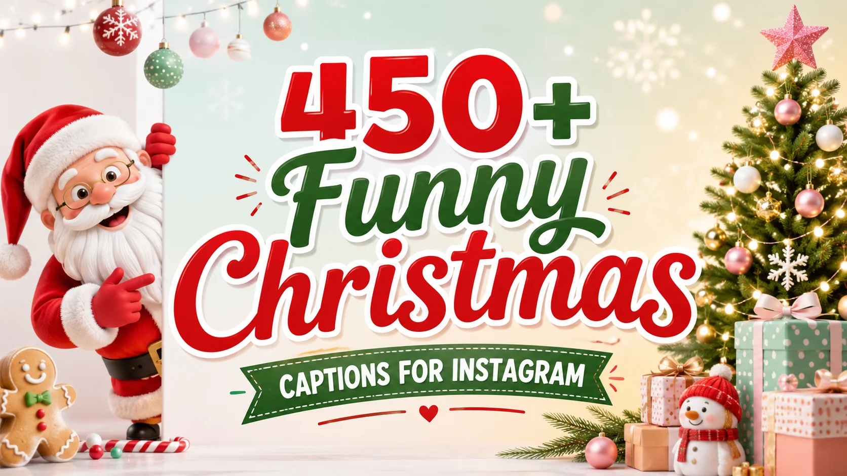 Funny Christmas Captions for Instagram