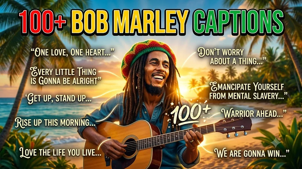 bob marley captions