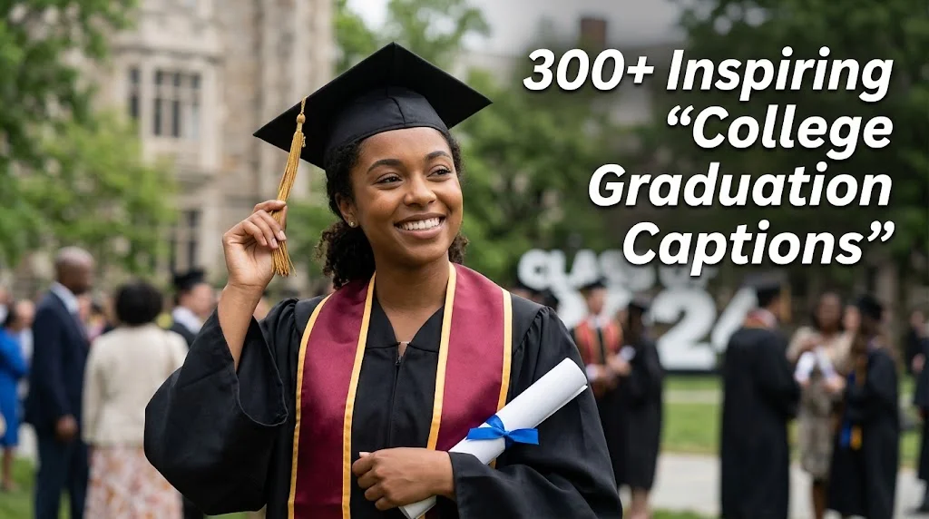 college graduation captions