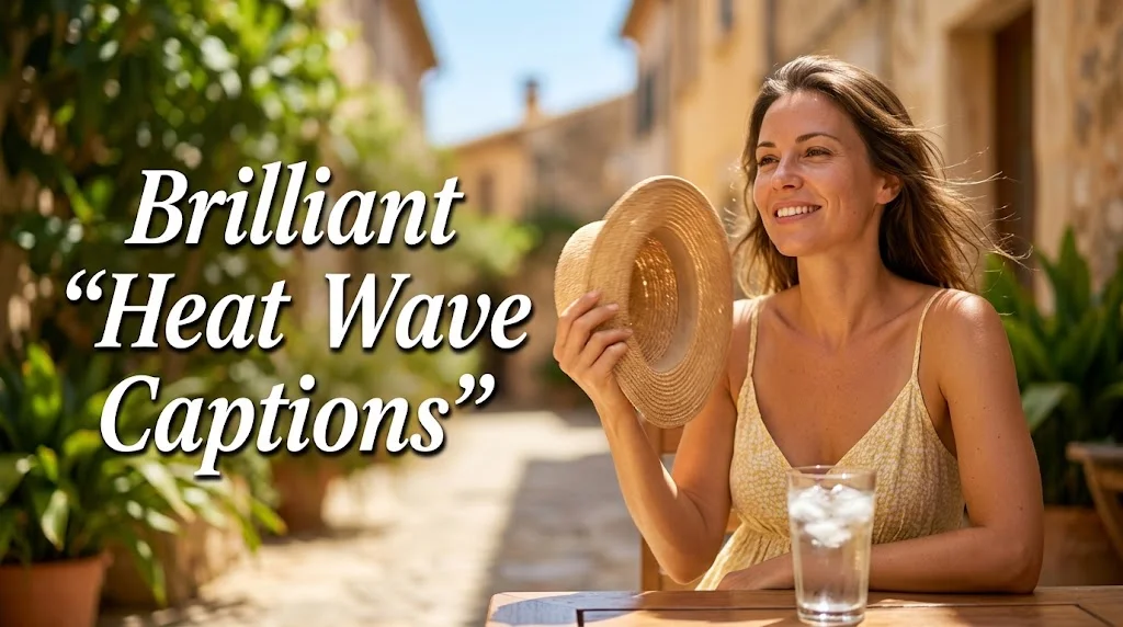 heat wave captions