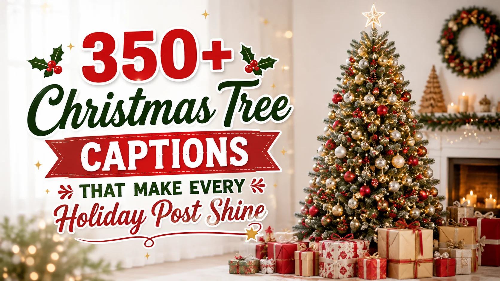 christmas tree captions