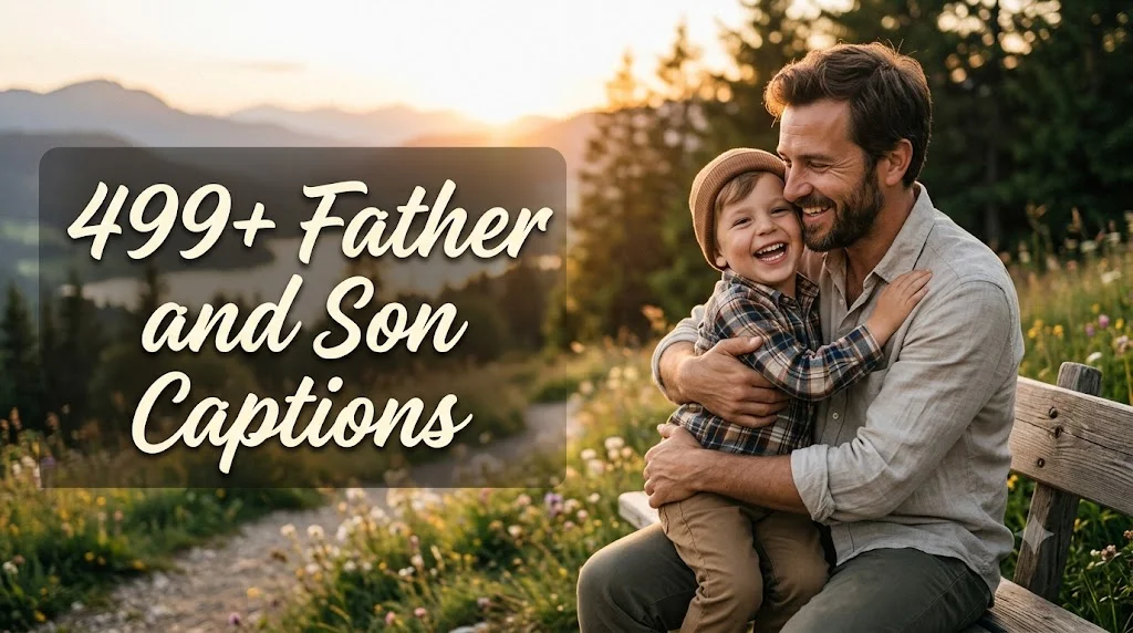 Father Son Captions