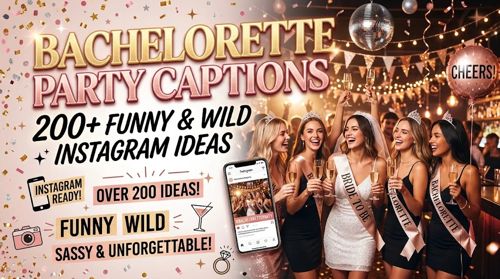 Bachelorette Party Captions: 200+ Funny & Wild Instagram Ideas